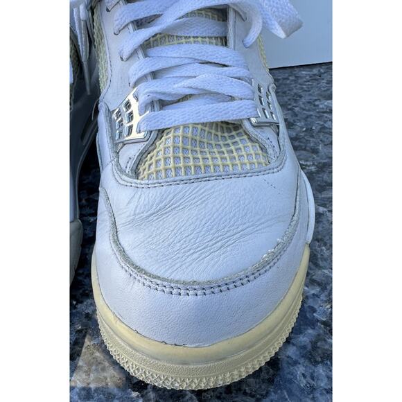 Nike Air Jordan 4 Retro Pure Money 308497-100 Men’s Size 10.5 White main image 10